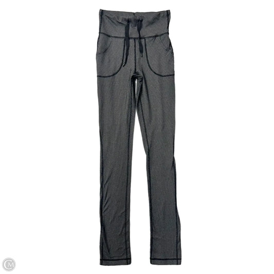 Athletic Leggings By Lululemon In Black & White, Size: S