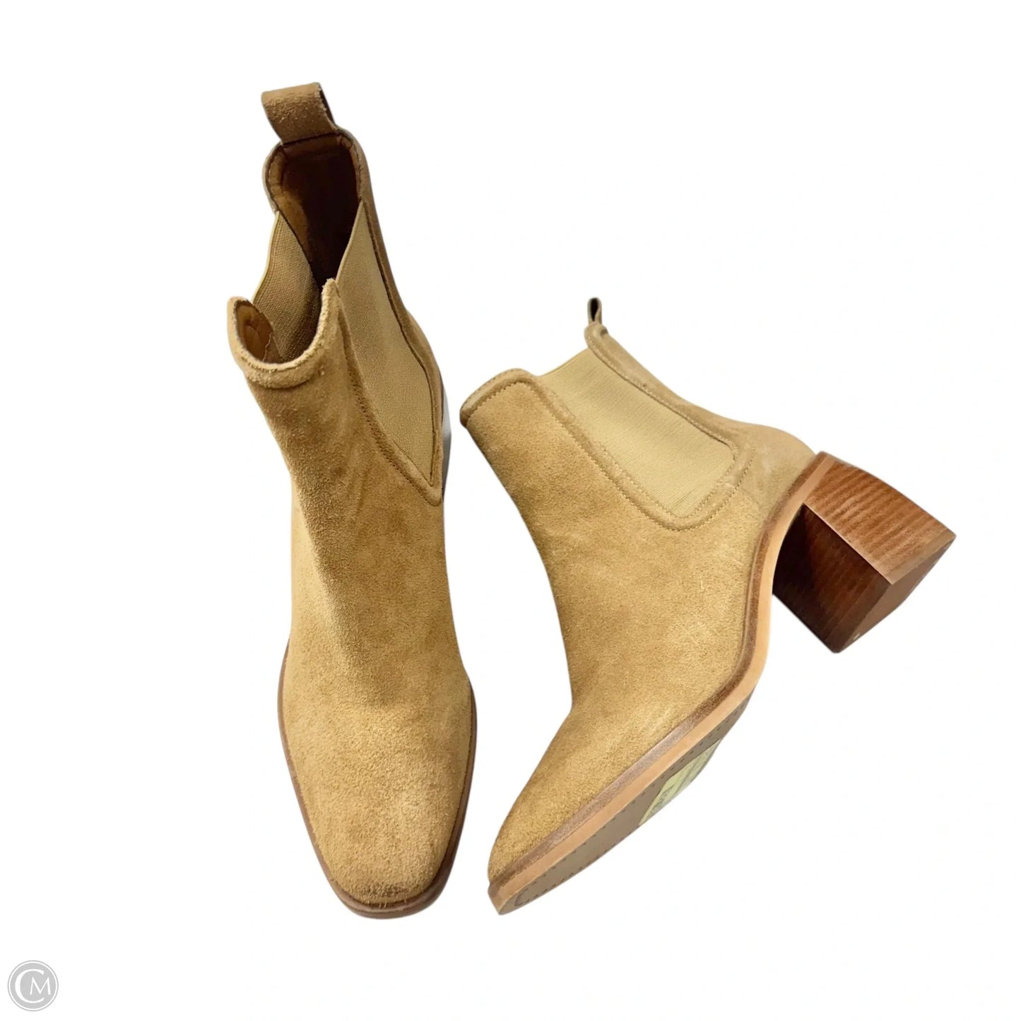 Boots Ankle Heels By Dolce Vita In Tan, Size: 9