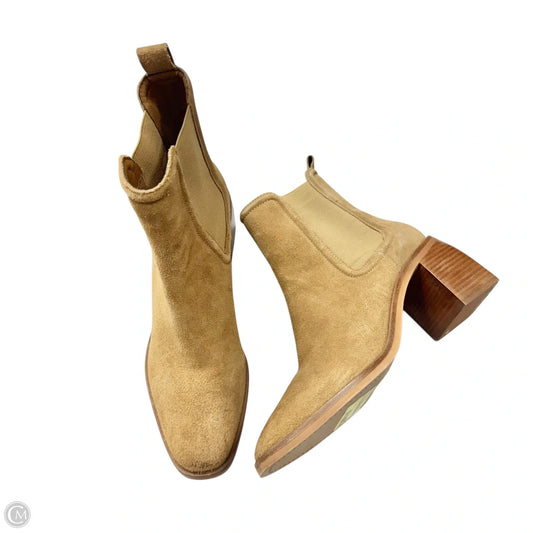 Boots Ankle Heels By Dolce Vita In Tan, Size: 9