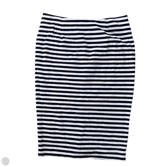 Skirt Midi By J. Crew In Striped Pattern, Size: Xl
