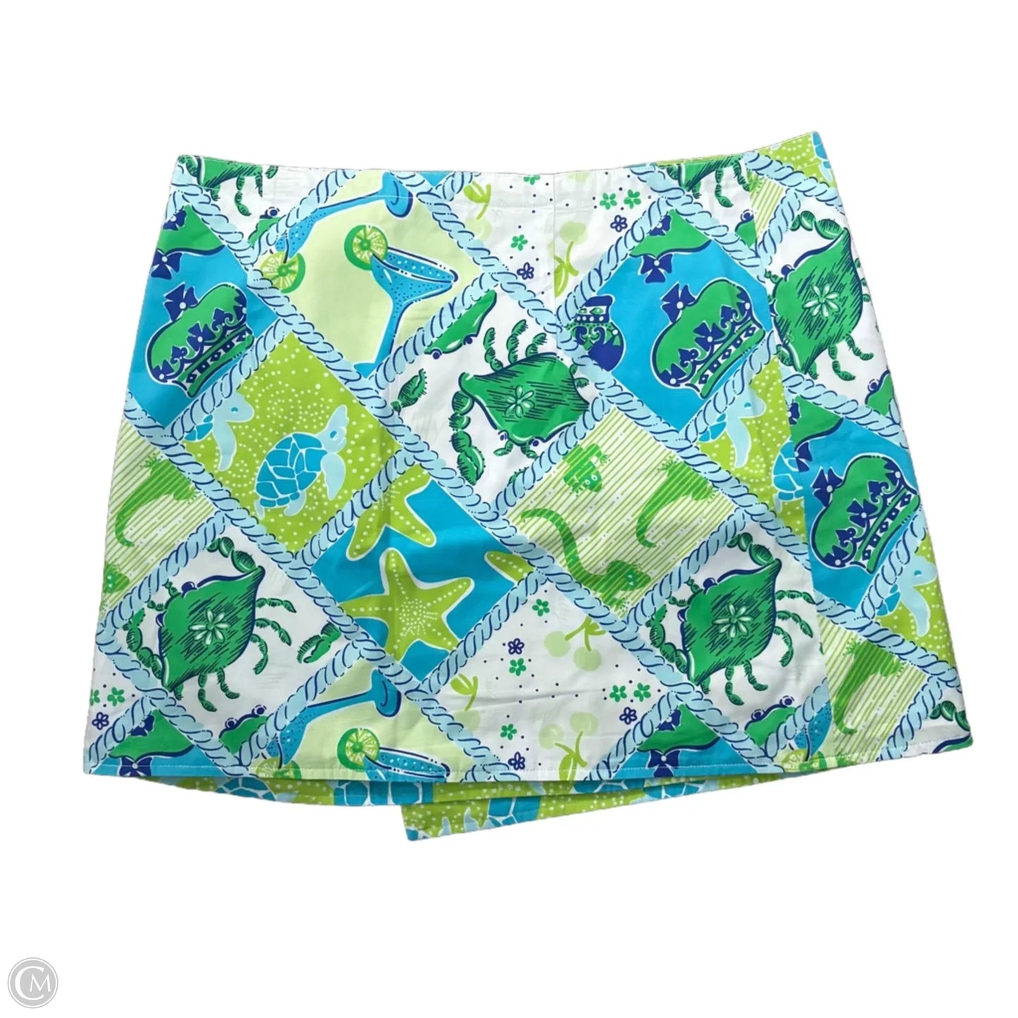 Skirt Designer By Lilly Pulitzer In Blue & Green, Size: S