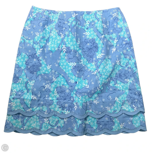 Skirt Designer By Lilly Pulitzer In Blue & Purple, Size: S