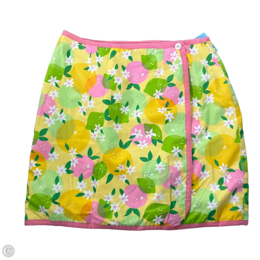 Skirt Designer By Lilly Pulitzer In Green & Yellow, Size: S