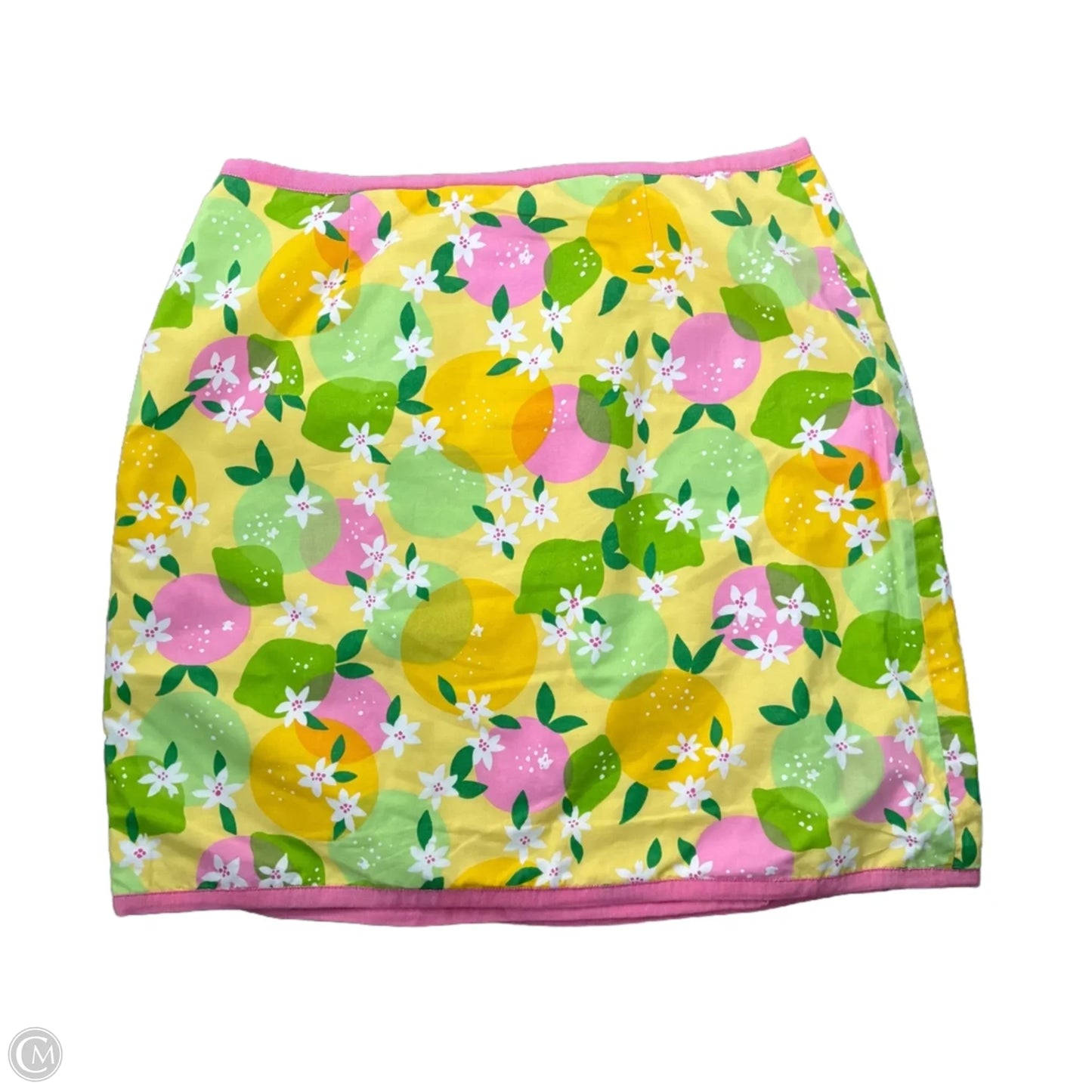 Skirt Designer By Lilly Pulitzer In Green & Yellow, Size: S