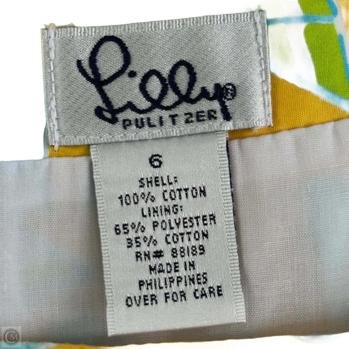 Skirt Designer By Lilly Pulitzer In Blue & Yellow, Size: S