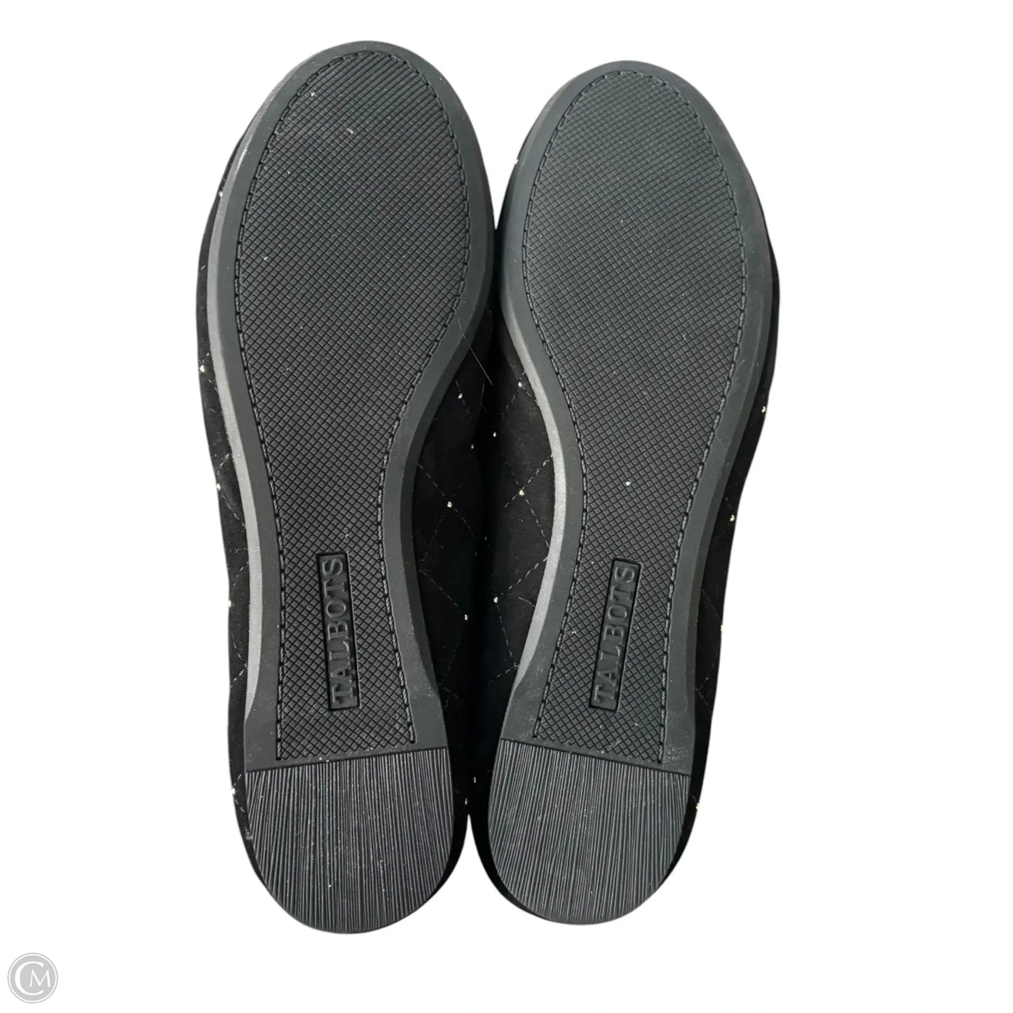 Shoes Flats By Talbots In Black & Gold, Size: 7