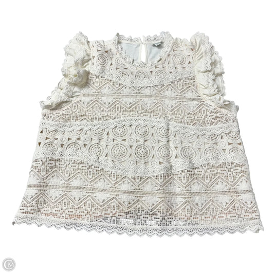 Top Sleeveless By Sundance In Cream, Size: Xxl
