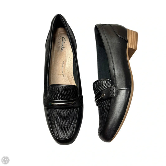 Shoes Heels Kitten By Clarks In Black, Size: 8.5
