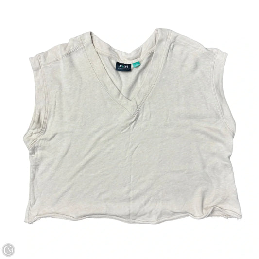 Top Short Sleeve By Maeve In Cream, Size: 1x