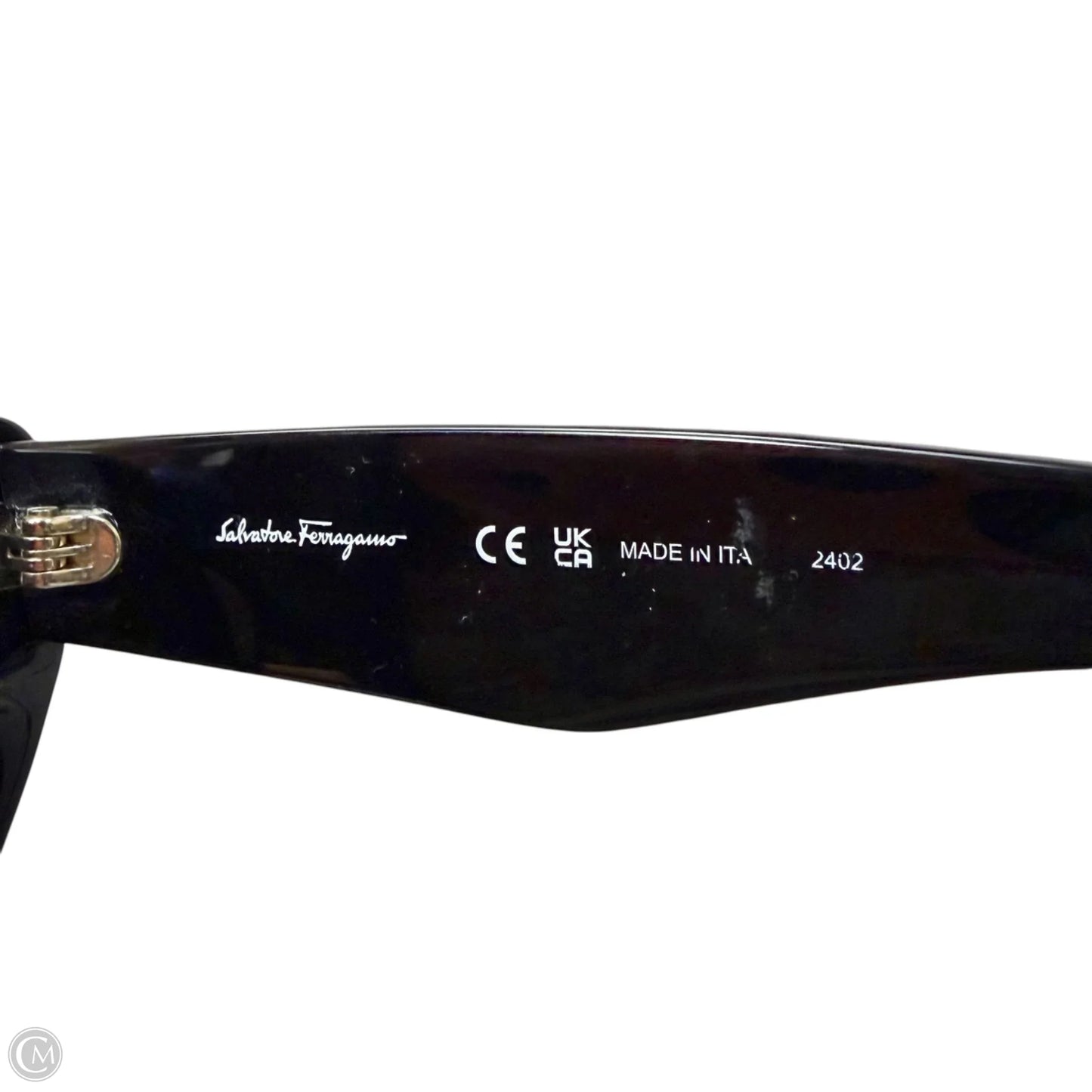 Sunglasses Luxury Designer By Ferragamo, Size: Medium