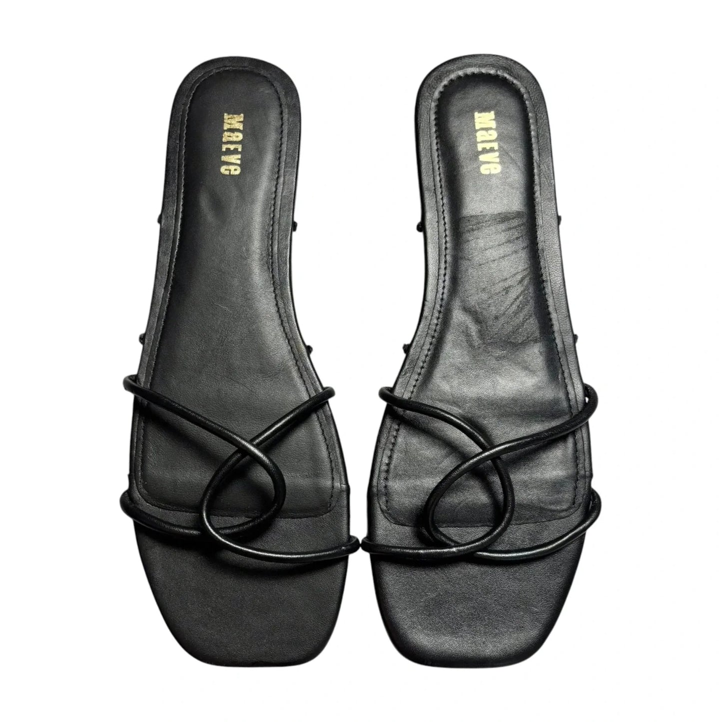 Sandals Flats By Maeve In Black, Size: 9