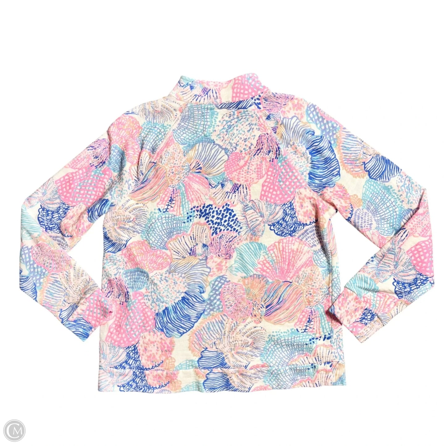 Sweatshirt Designer By Lilly Pulitzer In Pink & White, Size: M