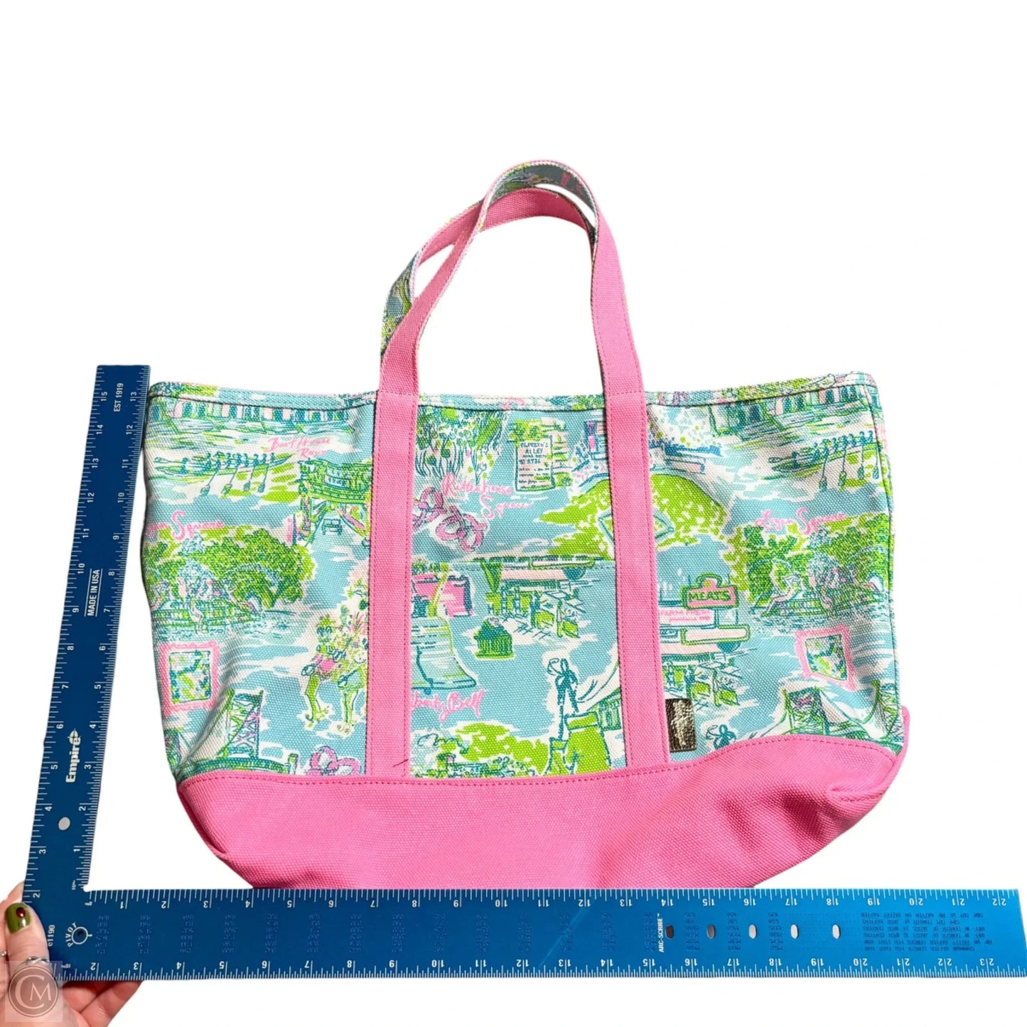 Tote Designer By Lilly Pulitzer, Size: Large