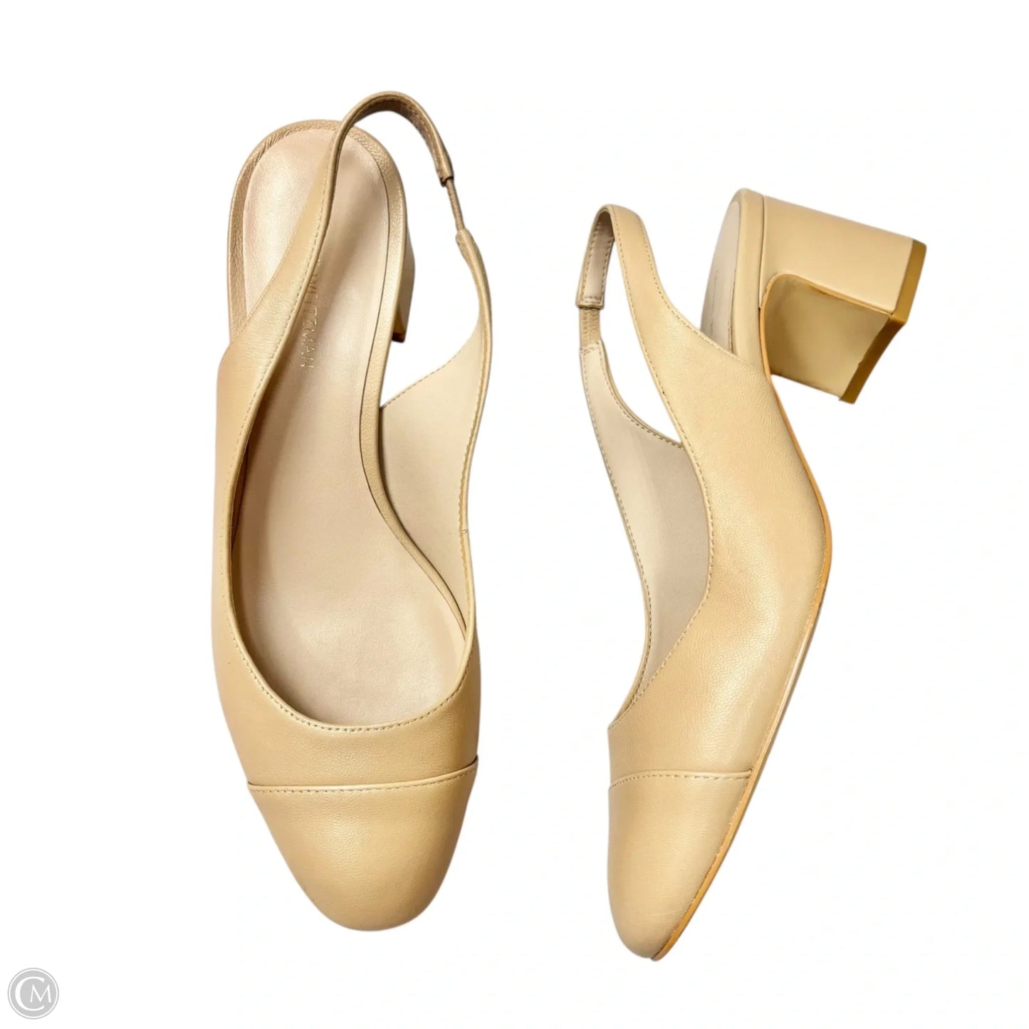 Shoes Designer By Stuart Weitzman In Tan, Size: 7