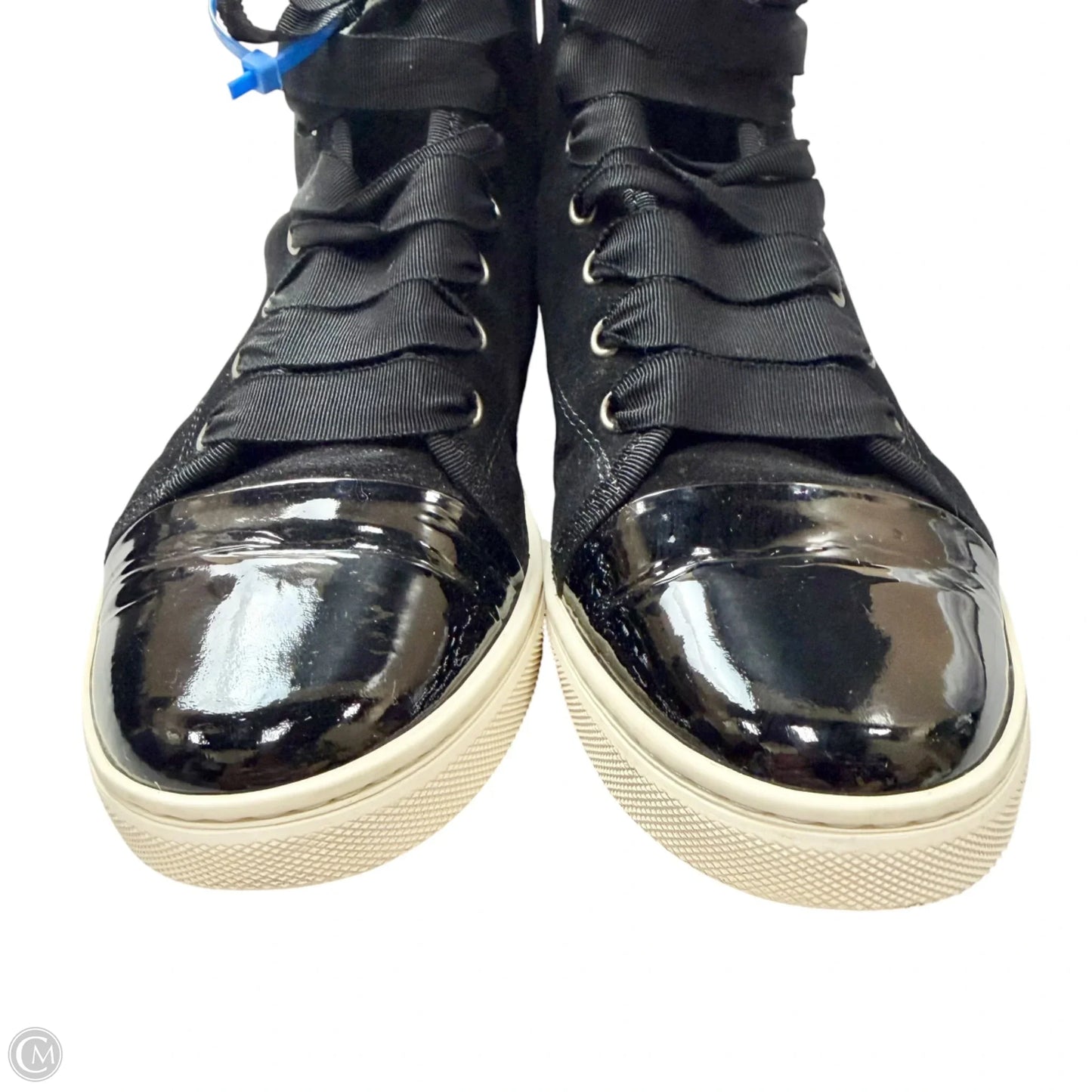Shoes Luxury Designer By Lanvin In Black, Size: 7.5