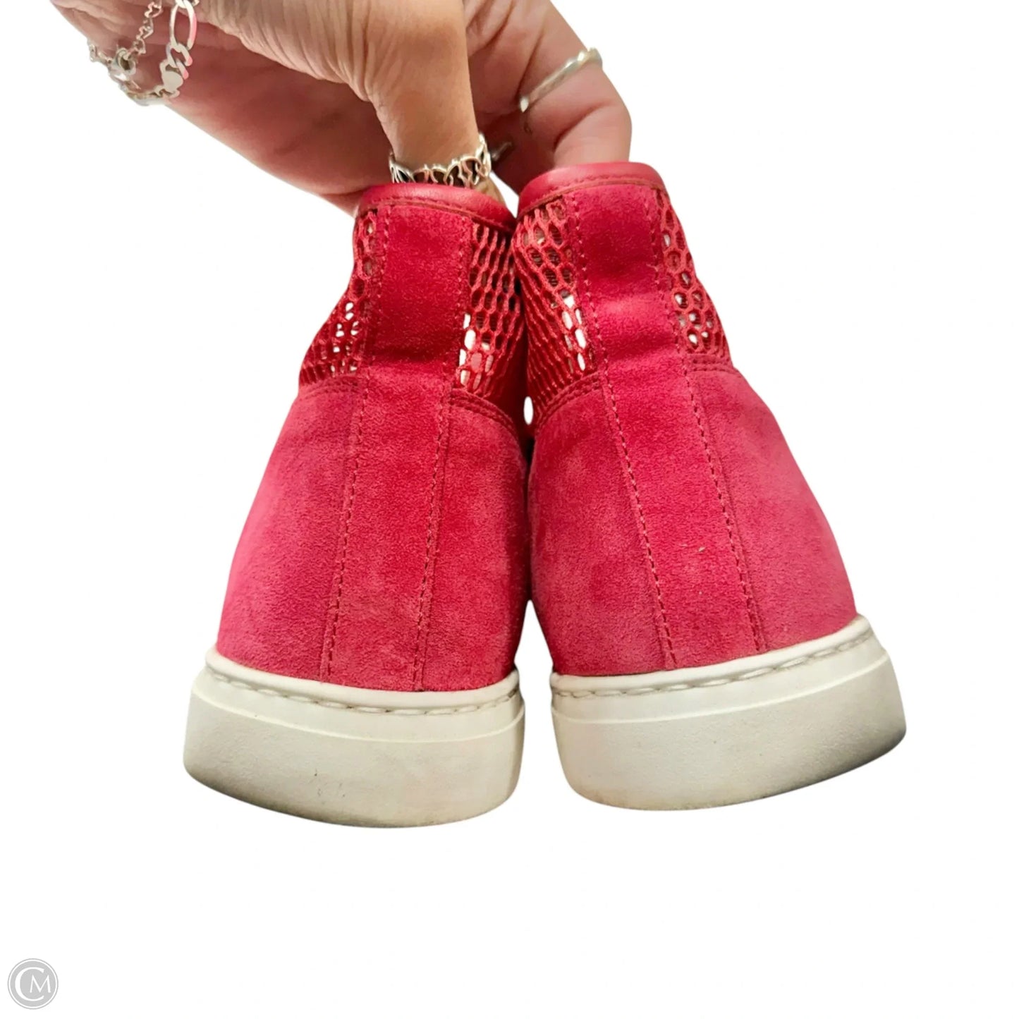Shoes Luxury Designer By Chanel In Red, Size: 8