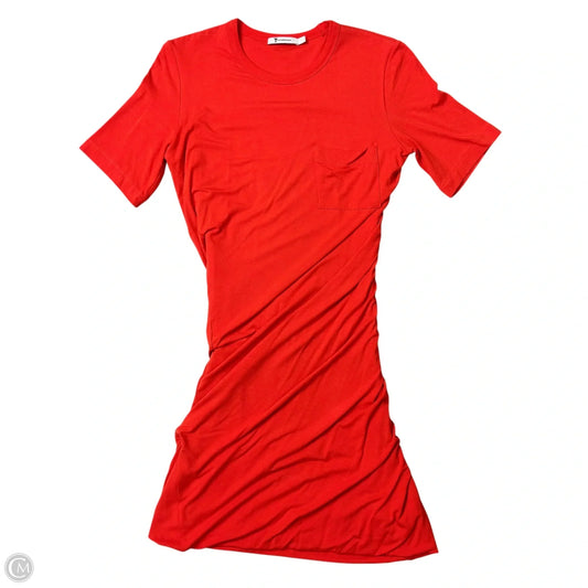 Dress Casual Midi By Alexander Wang In Orange, Size: L