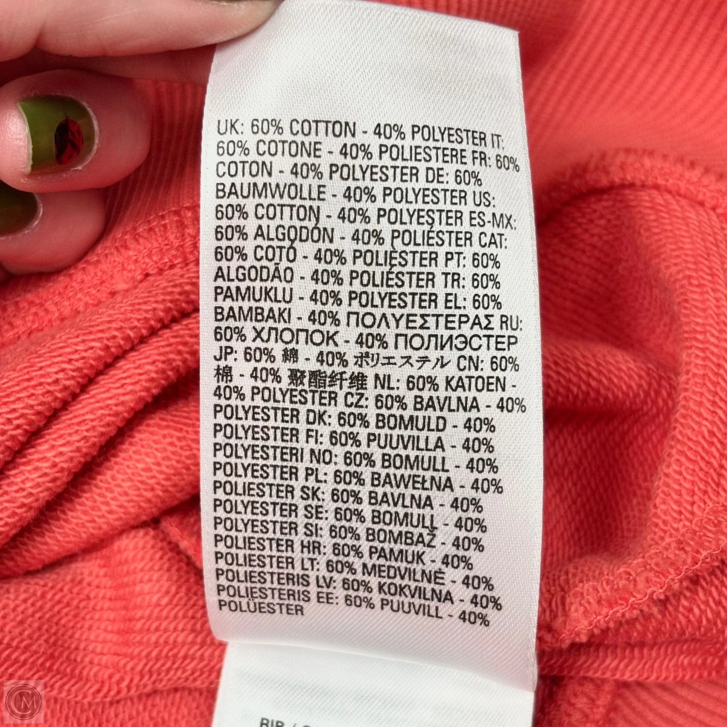 Athletic Sweatshirt Crewneck By Diesel In Orange, Size: L