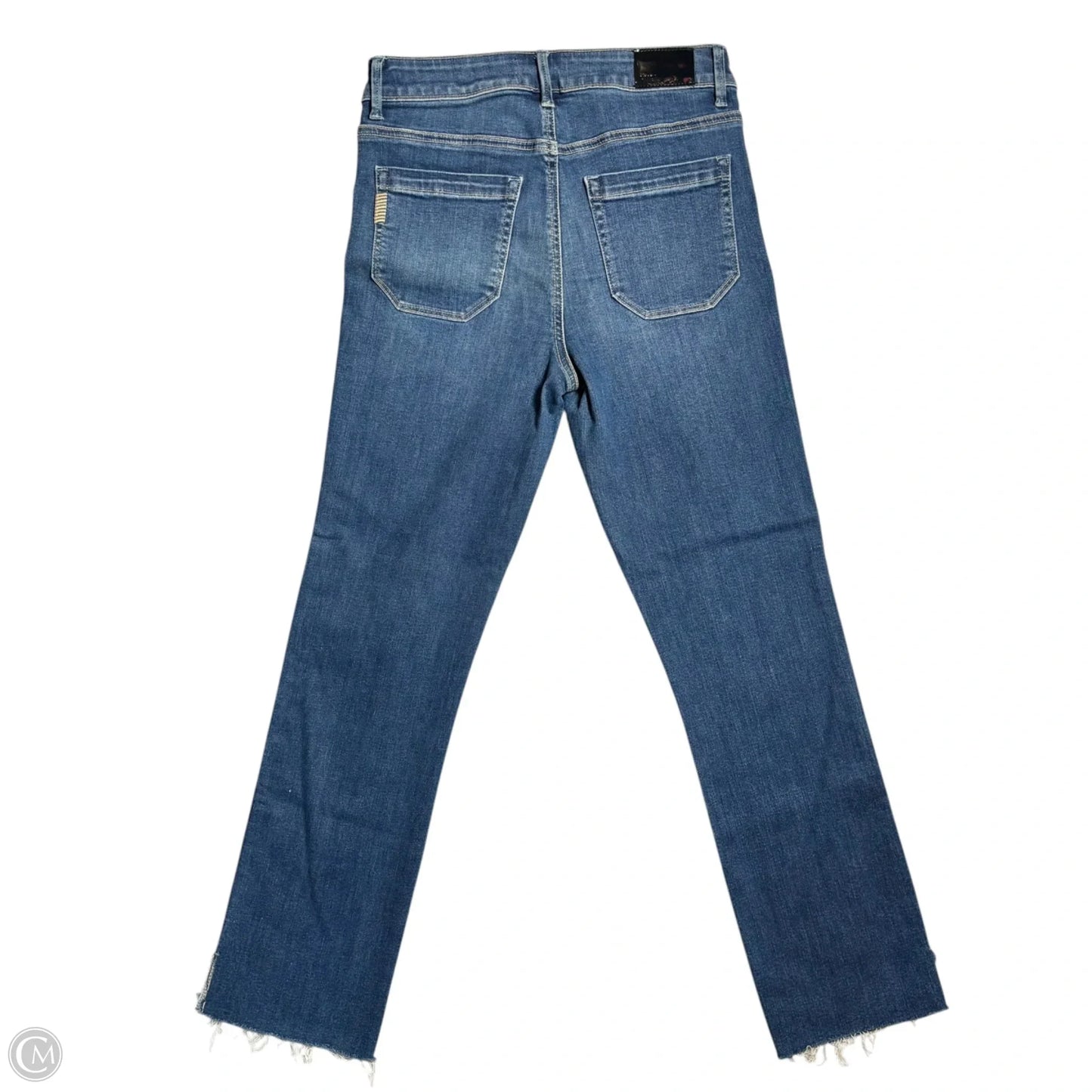 Jeans Straight By Paige In Blue Denim, Size: 4