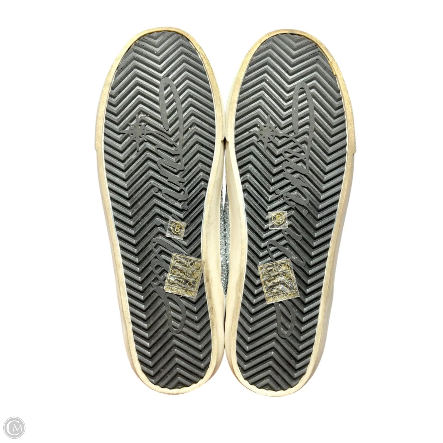 Shoes Sneakers By Miim In Brown & Silver, Size: 8