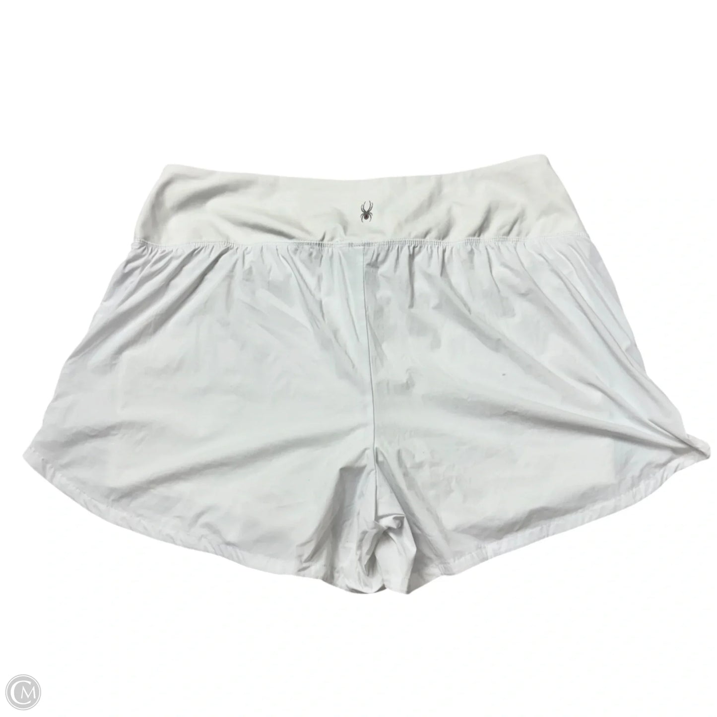 Athletic Shorts By Spyder In White, Size: L