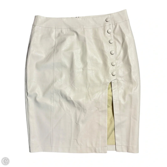 Skirt Midi By J. Brooks In Cream, Size: 2x
