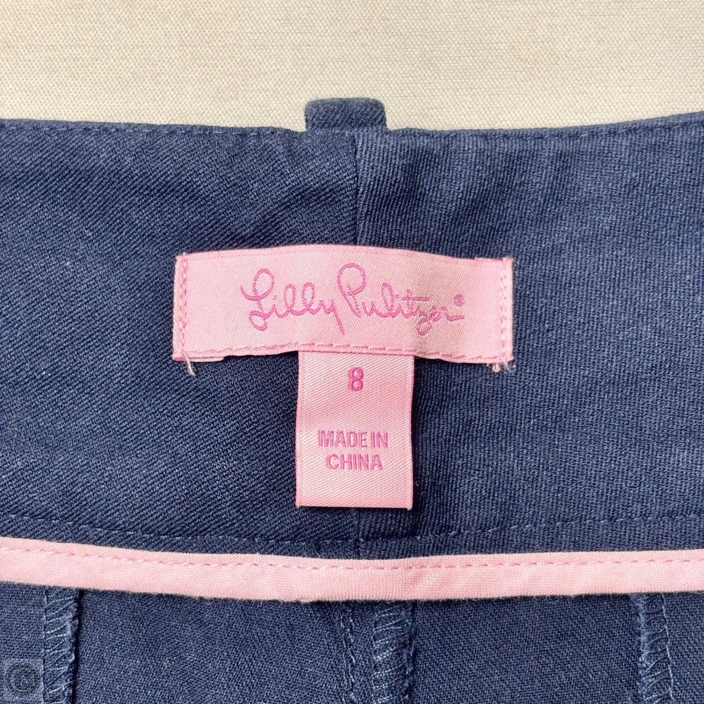 Shorts Designer By Lilly Pulitzer In Navy, Size: 8