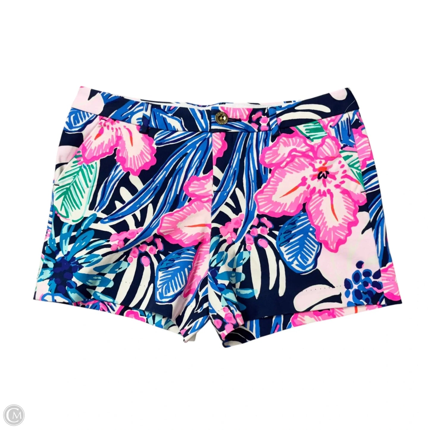 Shorts Designer By Lilly Pulitzer In Blue & Pink, Size: 8