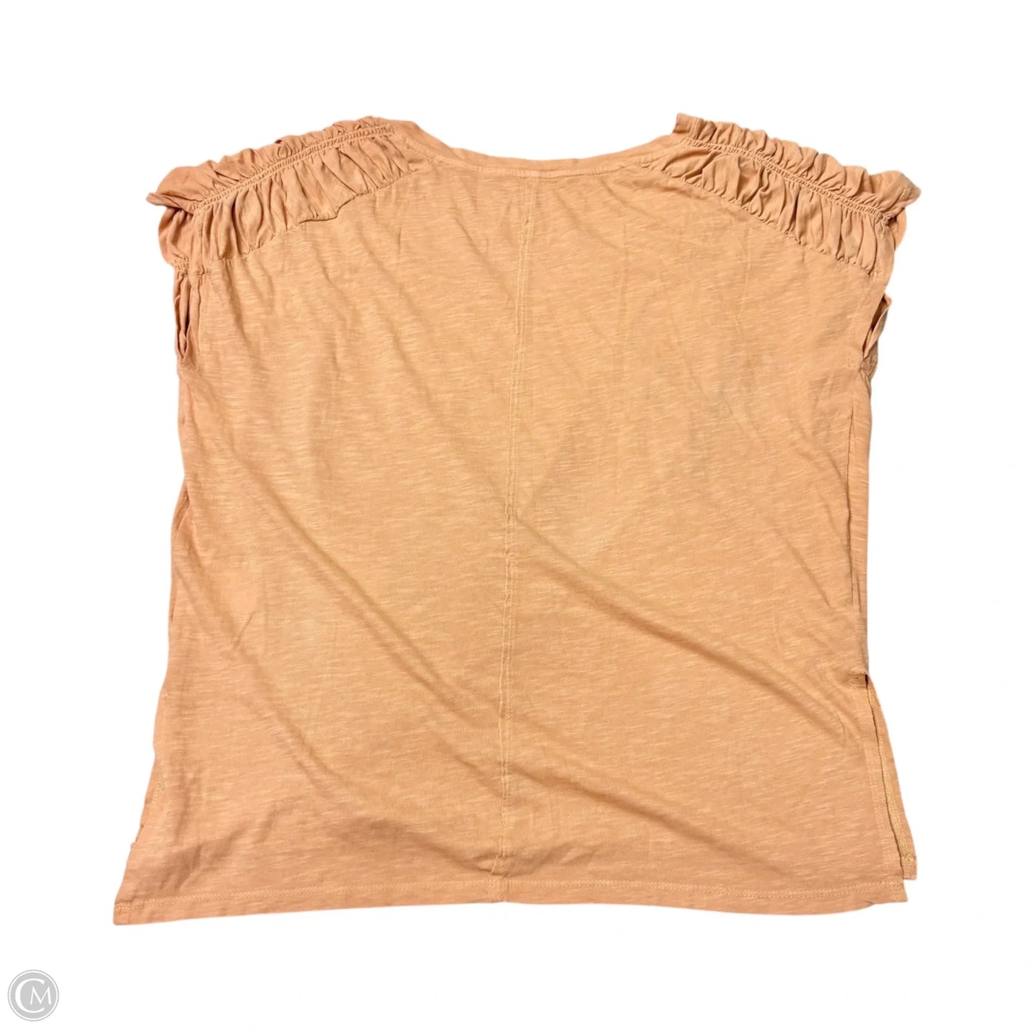 Top Short Sleeve Basic By Pilcro In Bronze, Size: M