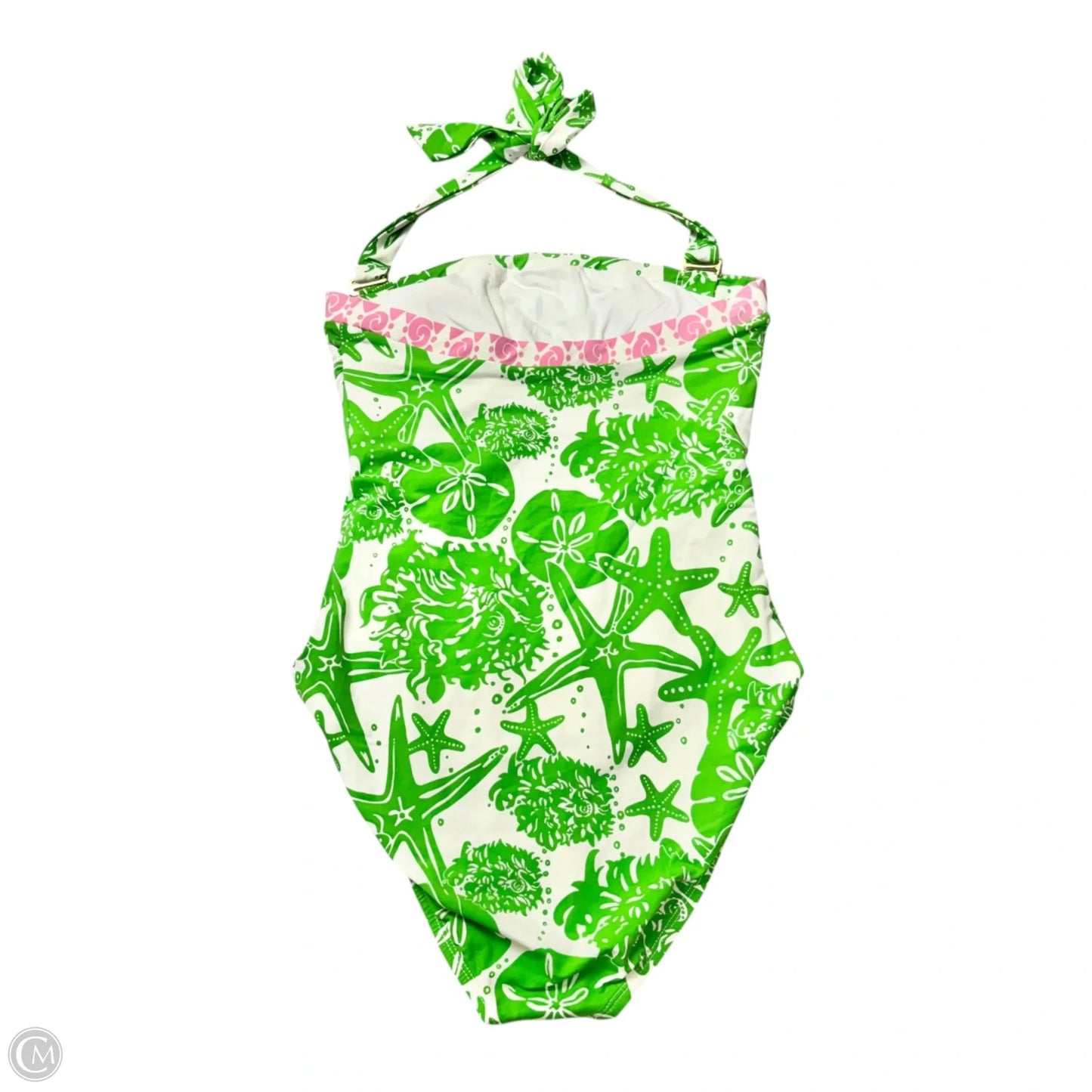 Swimsuit Designer By Lilly Pulitzer In Green & Pink, Size: 10