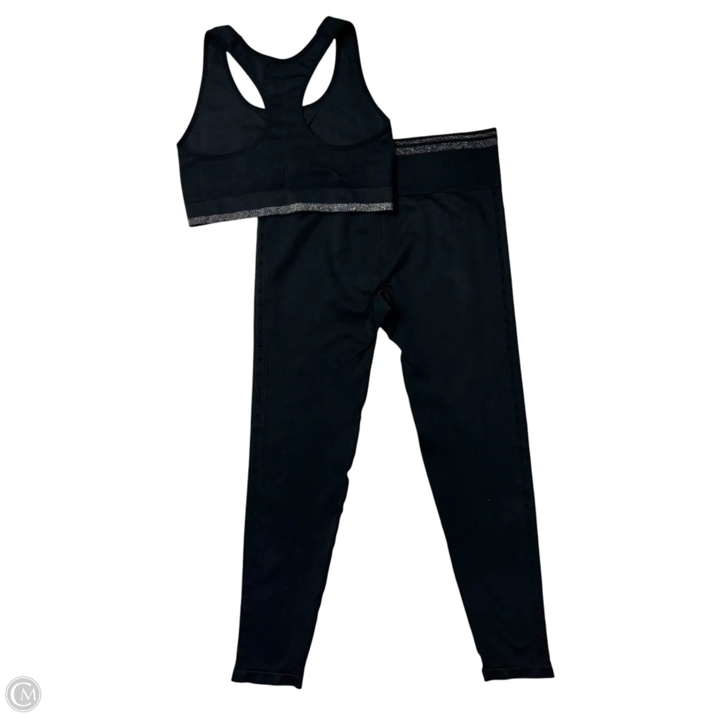 Athletic Pants 2pc By New Balance In Black & Silver, Size: Xl