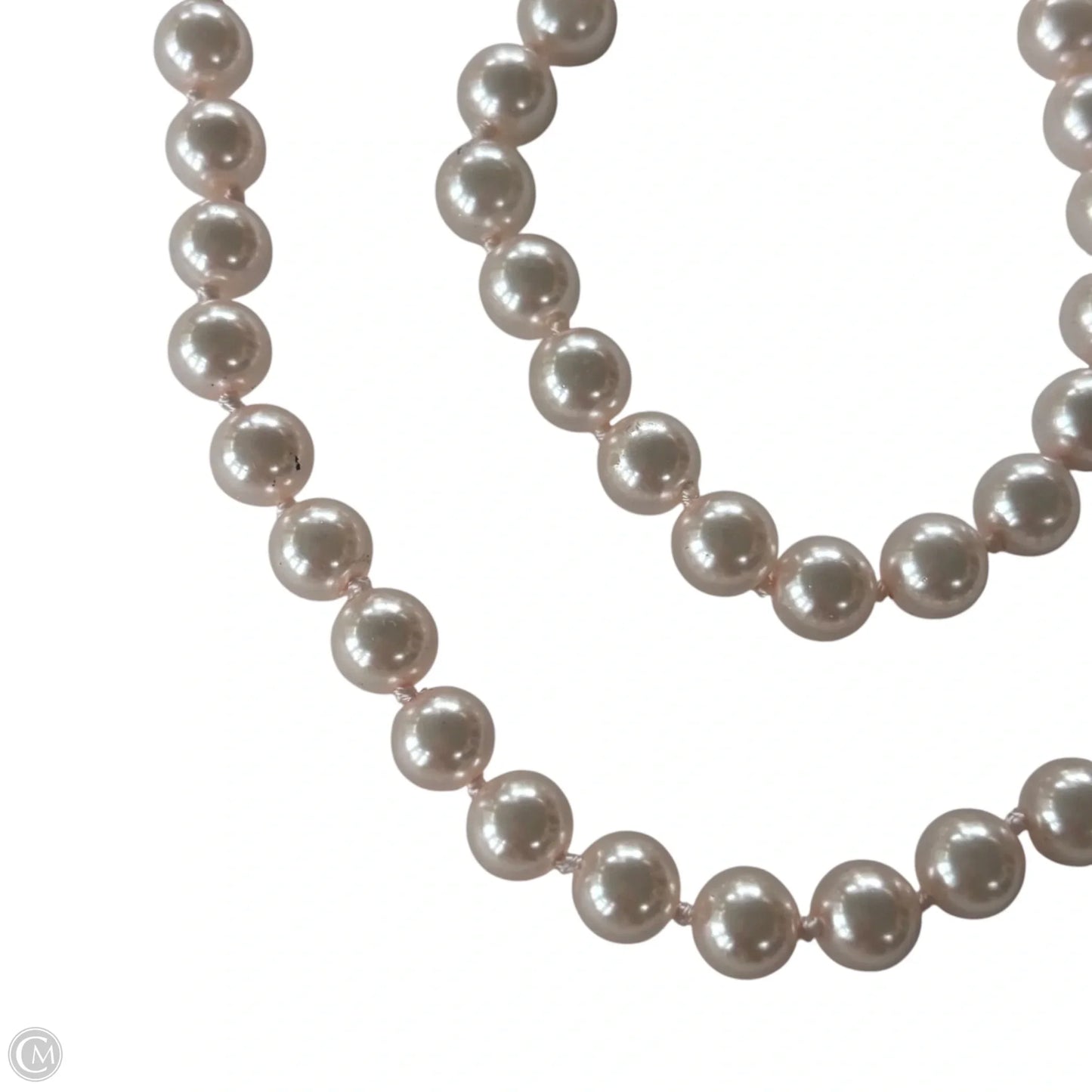 Necklace Set Pink Pearls Size: 02 Piece Set