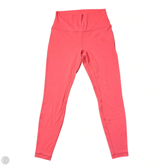 Athletic Leggings By Lululemon In Pink, Size: M