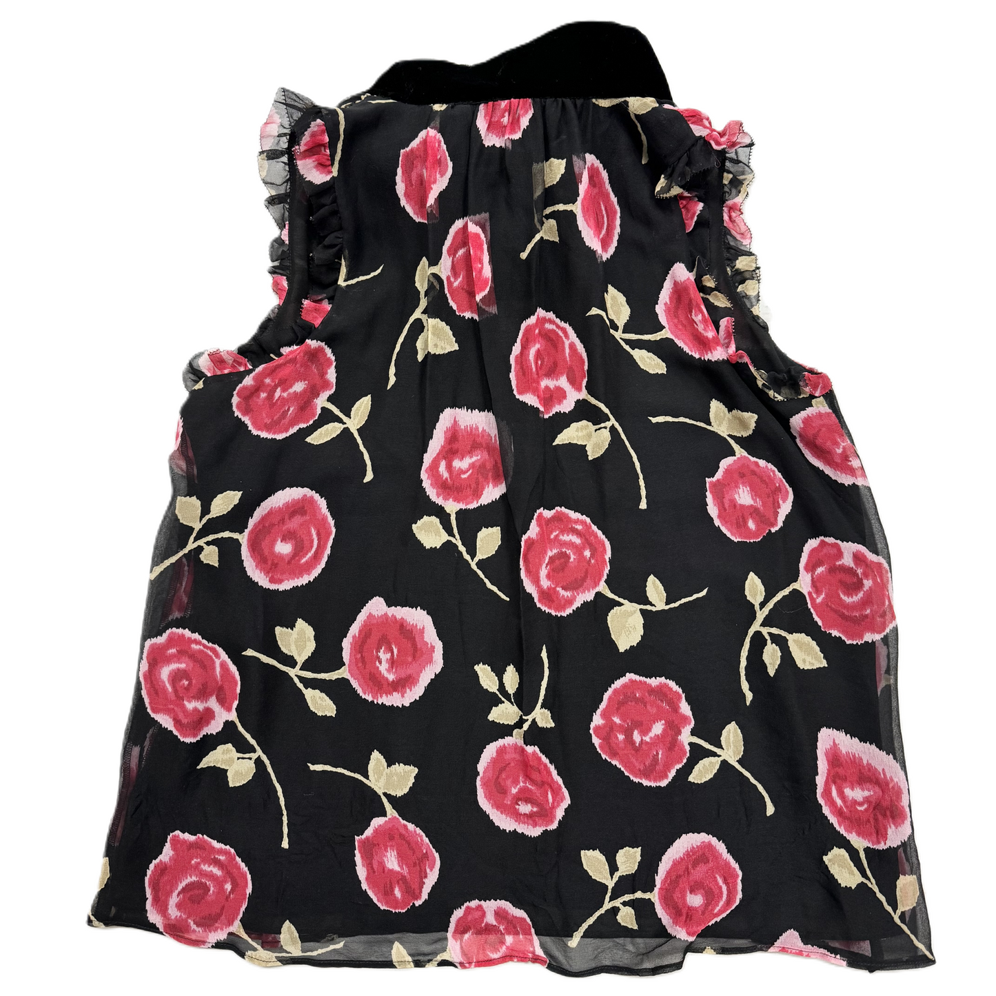 Top Sleeveless Designer By Kate Spade In Floral Print, Size: S