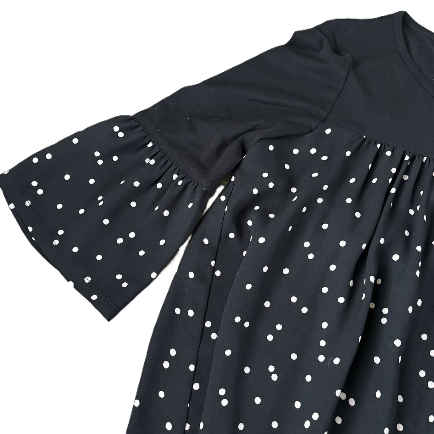 Top 3/4 Sleeve Designer By Kate Spade In Black & White, Size: S