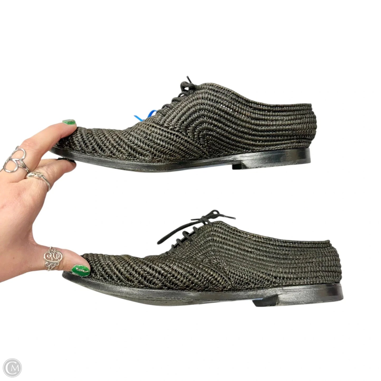 Shoes Luxury Designer By Bottega Veneta In Black, Size: 6.5