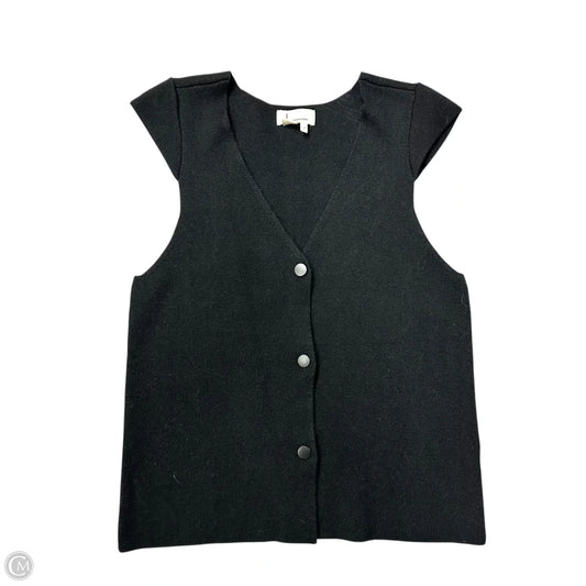 Vest Sweater By Anthropologie In Black, Size: S