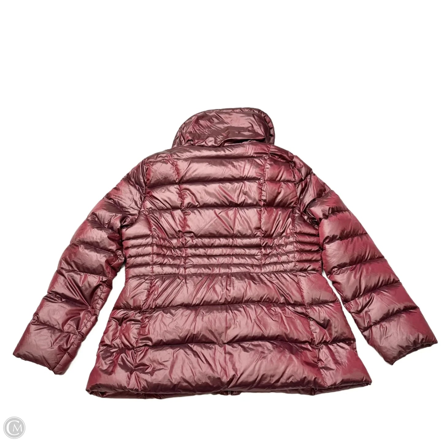 Coat Designer By Karl Lagerfeld In Maroon, Size: Xl