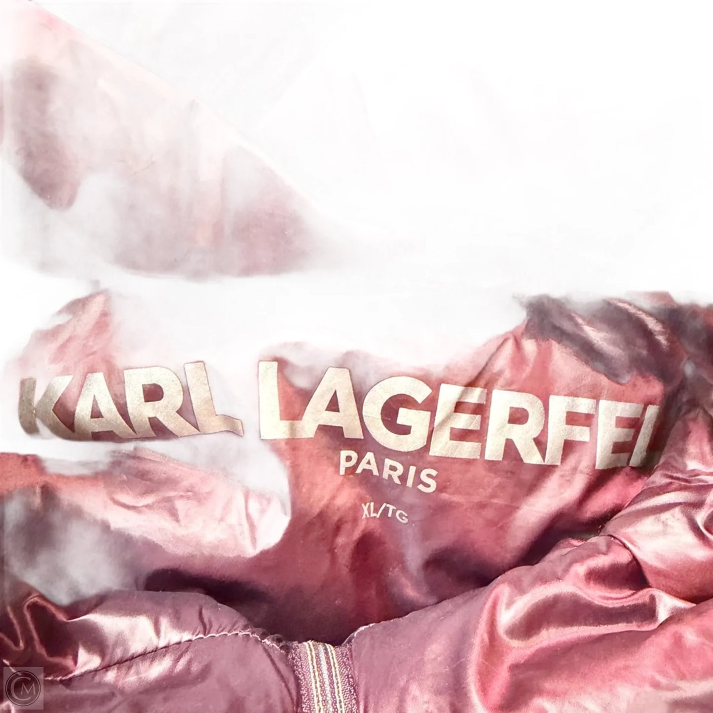 Coat Designer By Karl Lagerfeld In Maroon, Size: Xl