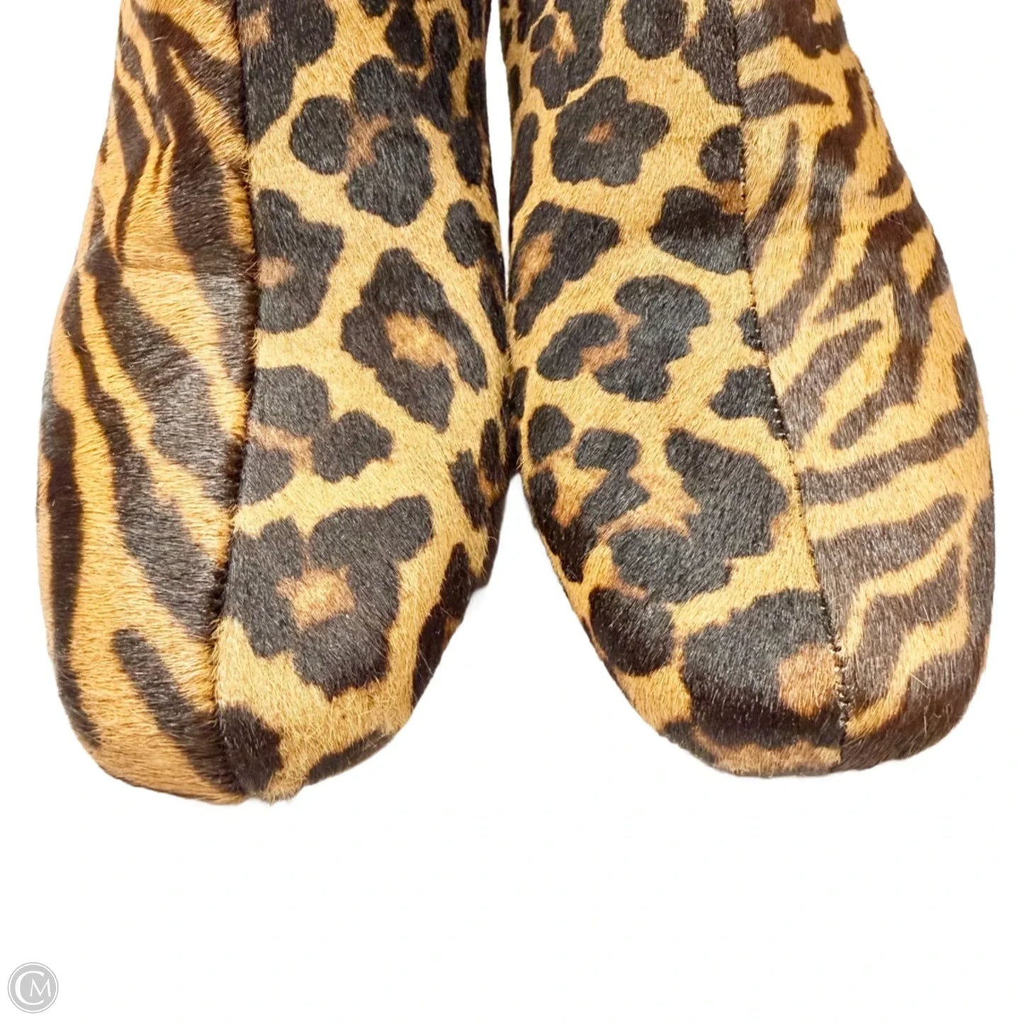Boots Ankle Heels By Splendid In Animal Print, Size: 9