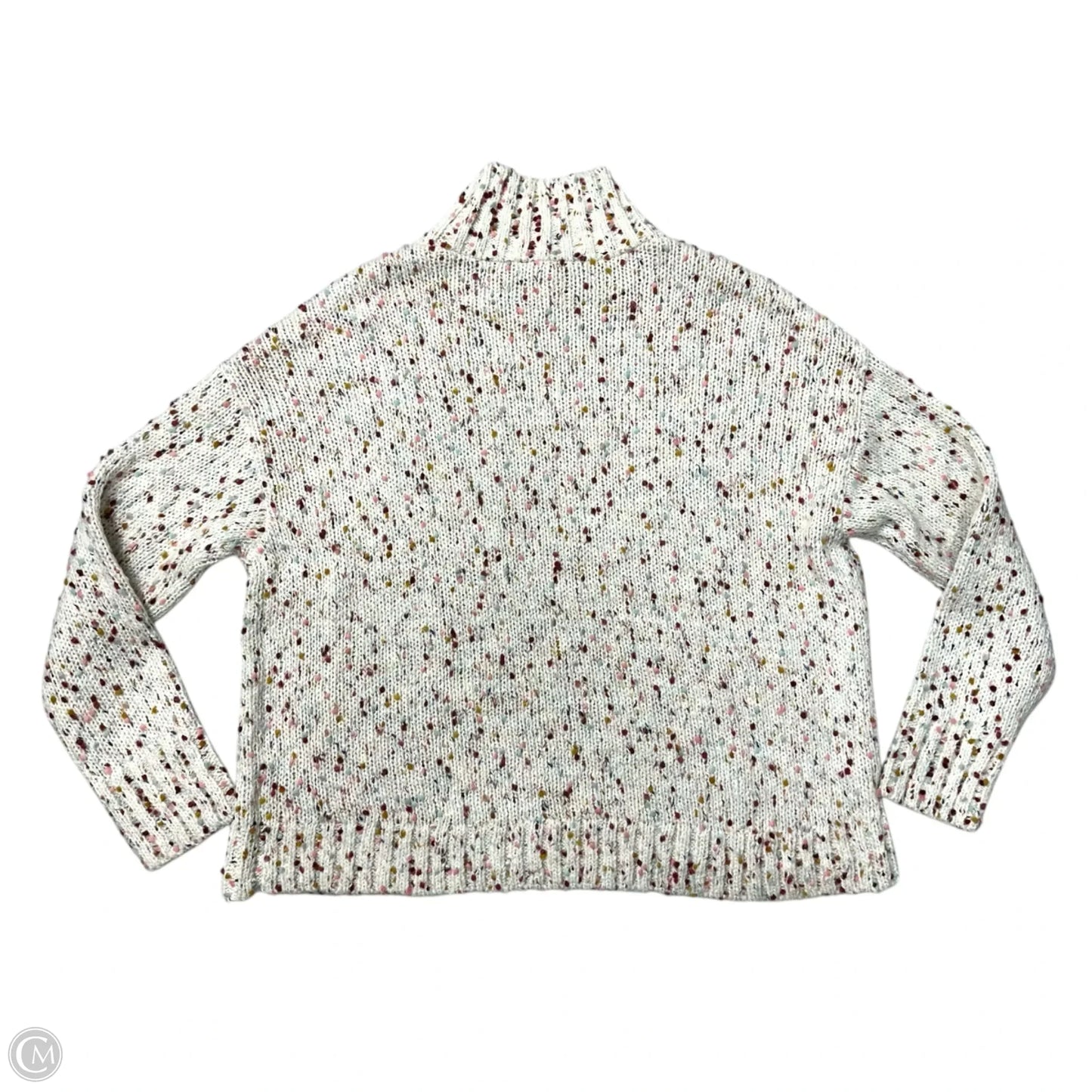 Sweater By Loft In Cream, Size: L