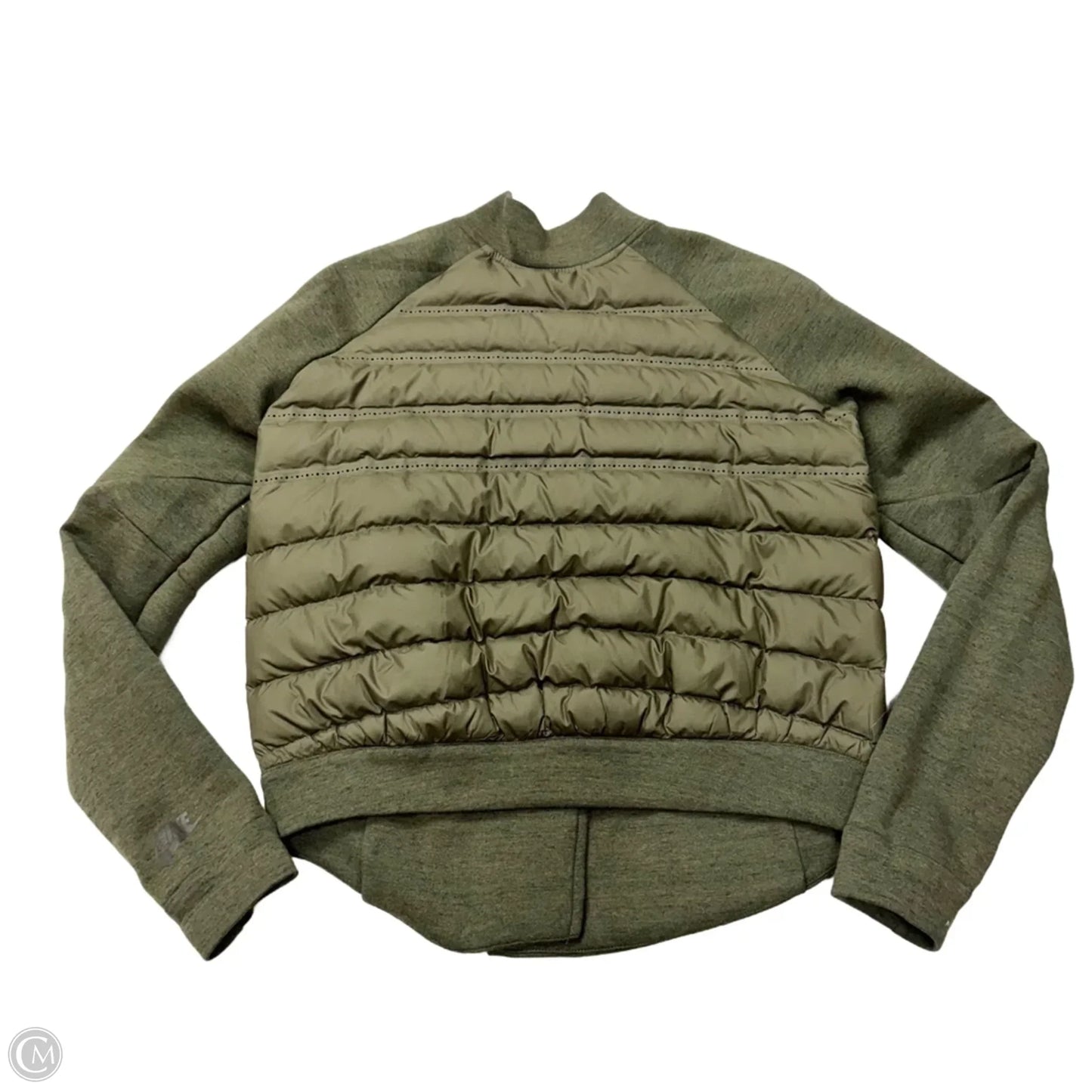 Jacket Puffer & Quilted By Nike In Green, Size: M