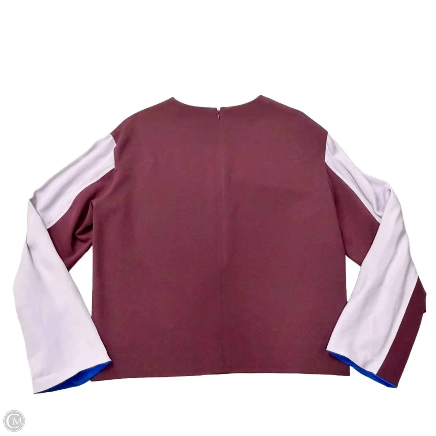 Top Long Sleeve Designer By Diane Von Furstenberg In Purple, Size: Xs