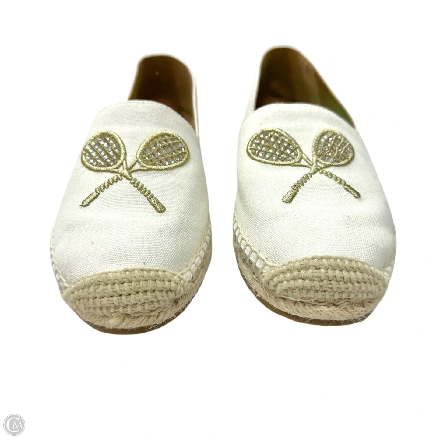 Shoes Designer By Kate Spade In Cream & White, Size: 7.5