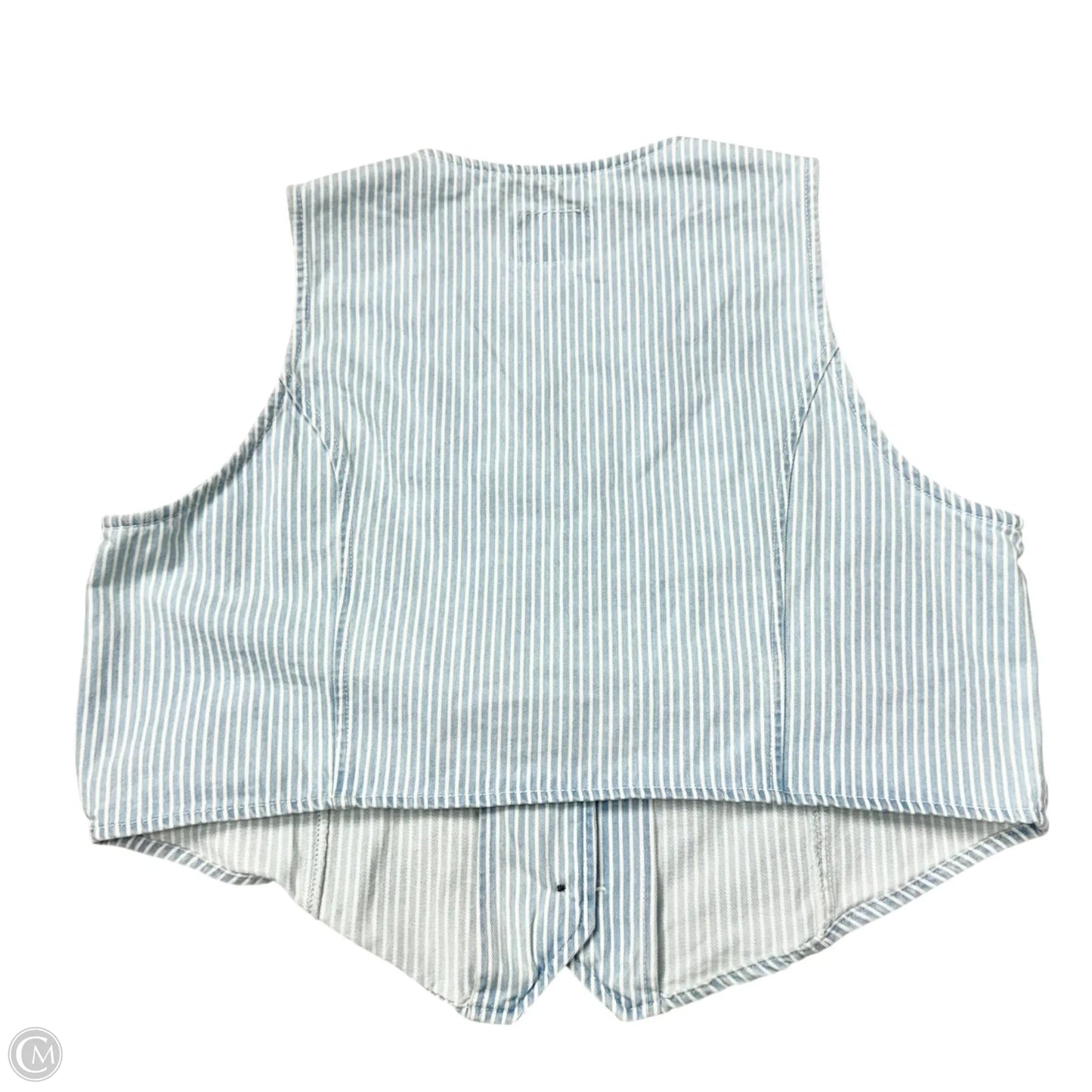 Vest Other By Old Navy In Blue & White, Size: Xl