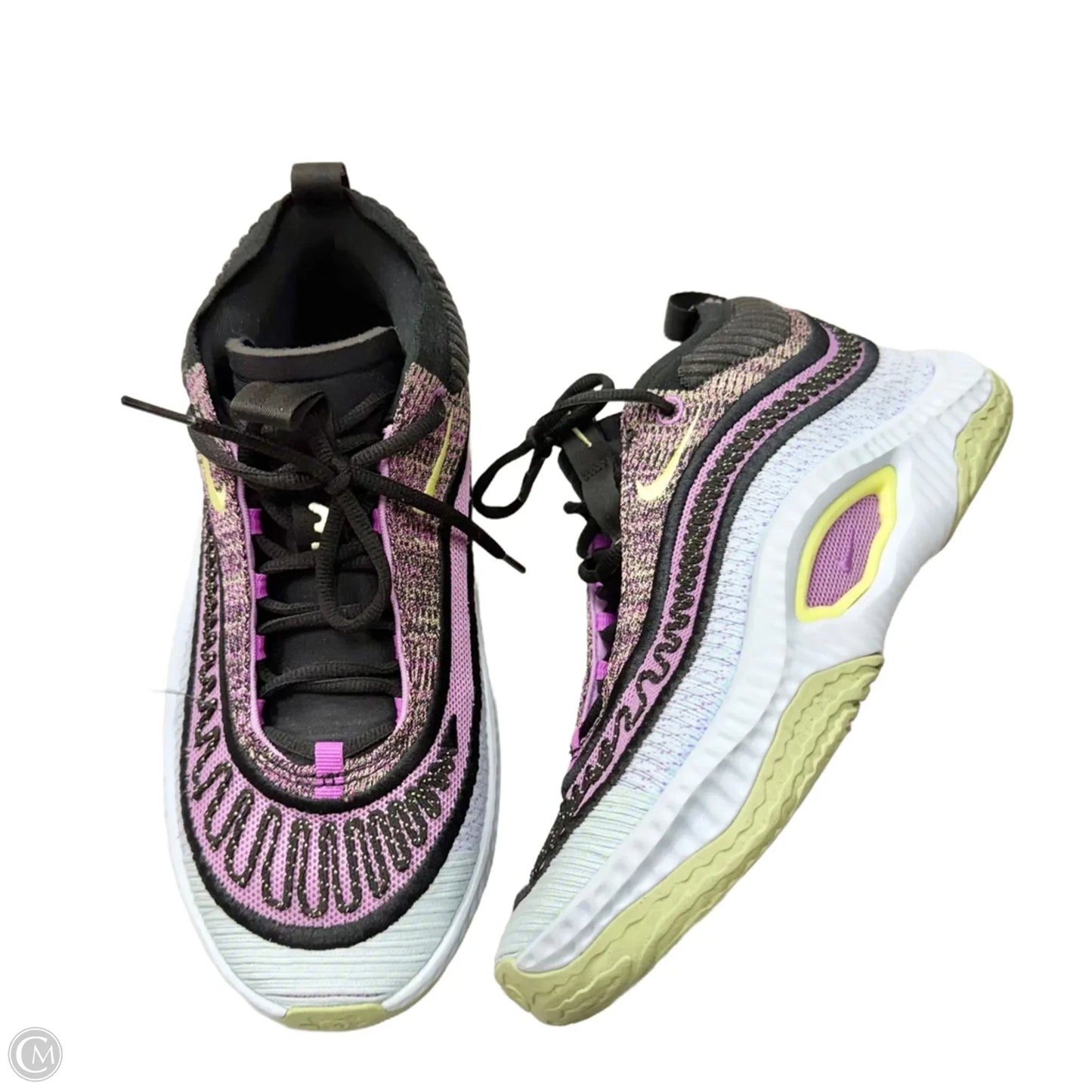 Shoes Sneakers By Nike In Black & Purple, Size: 10.5