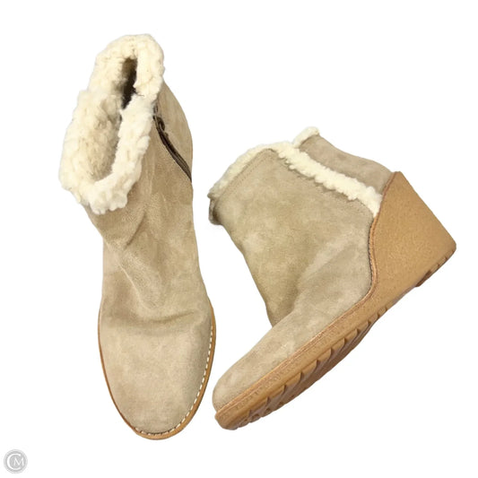 Boots Ankle Heels By Cole-haan In Tan, Size: 9
