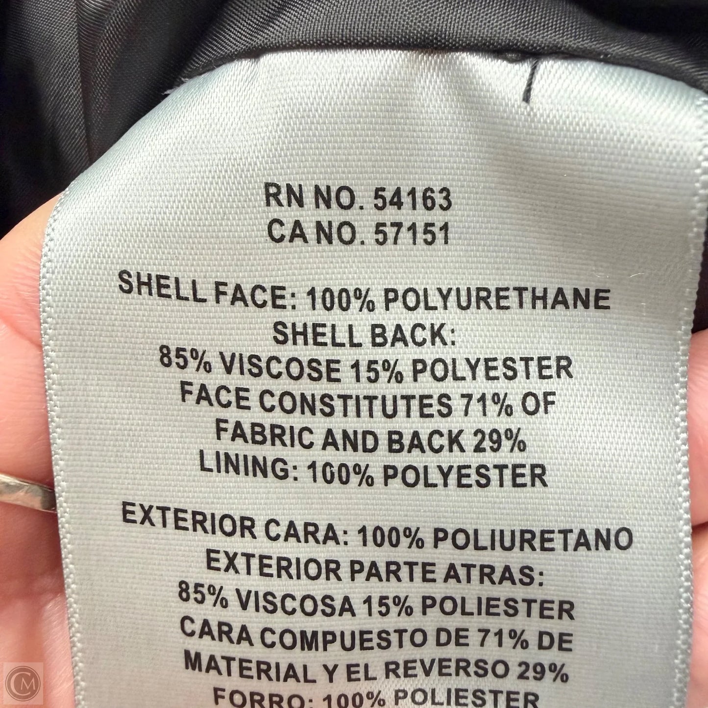 Jacket Moto By Levis In Black, Size: M