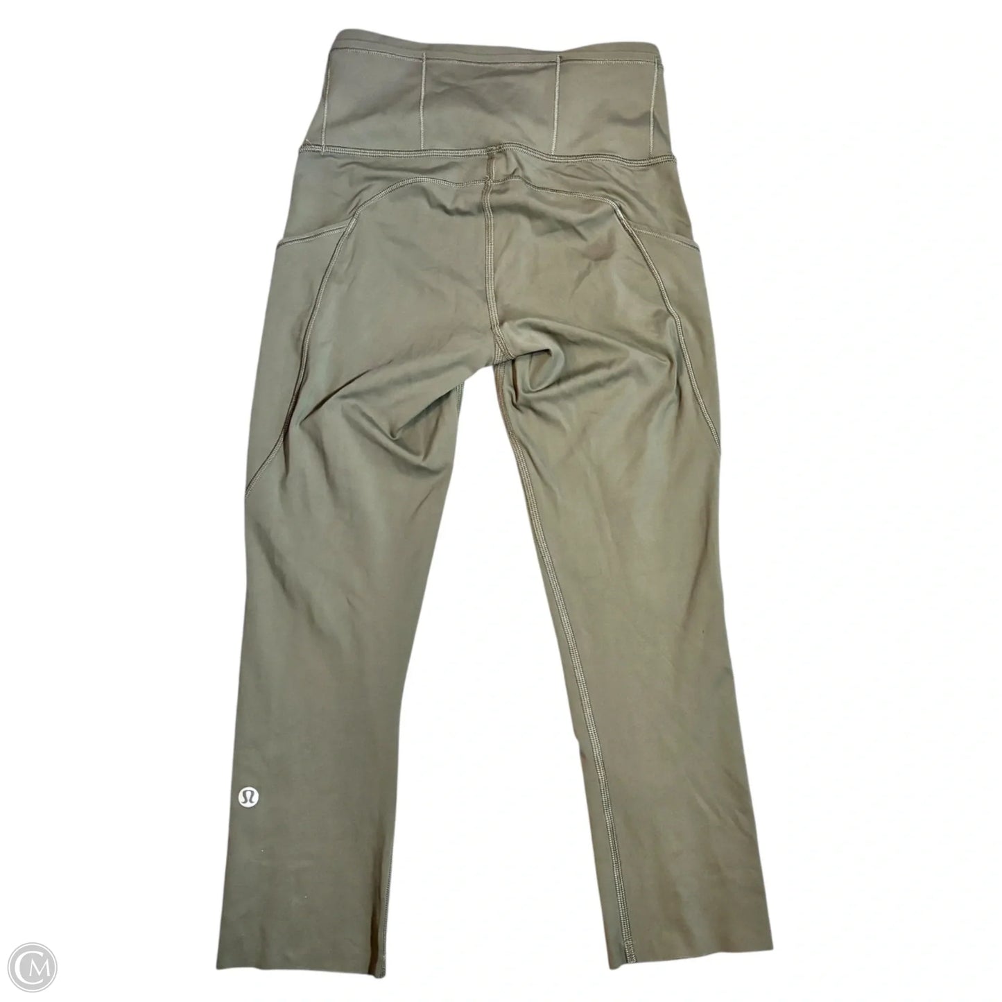 Athletic Leggings Capris By Lululemon In Green, Size: Xs