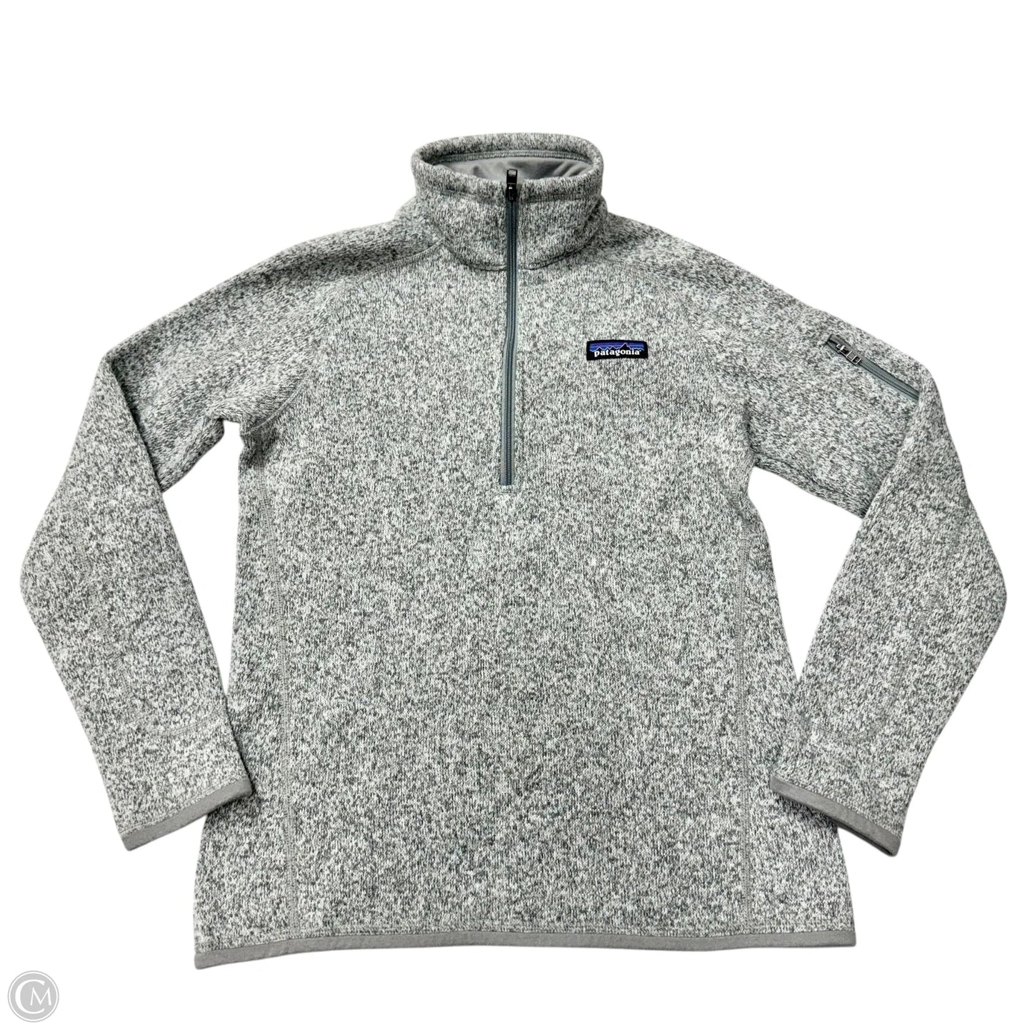 Jacket Fleece By Patagonia In Grey, Size: Xs